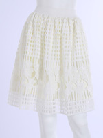 【DUO】 格子レースギャザーSK