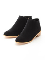 ファスナーショートブーツ