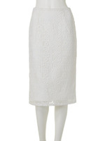 【CASUAL】エスニックレースペンシルスカート