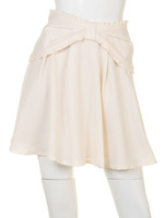 リボンデザインフレアスカート