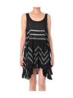 Voile and Lace Trapeze Slip