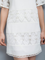 ボクシ―レースワンピ