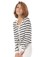 ボーダーニットカーディガン