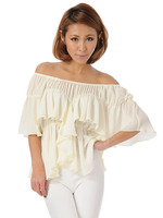 シフォンフリルチュニック