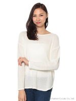 ラフカラーニットプルオーバー