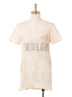 INDIANロゴプリントTシャツ