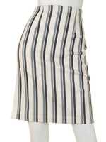 STRIPE TIGHT SKIRT
