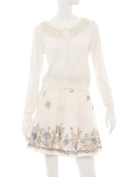 【美人百花3月号掲載】テープ刺繍カーディガン