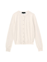 [L]コットンカシミヤニットカーディガン