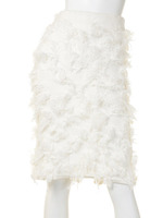 【Omekashi】フリンジニットスカート