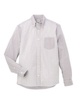 クレイジーパターン釦ダウンシャツ