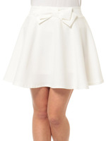 リボン付フレアースカパン