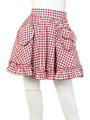 ギンガムハートポケットスカート