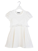 スカラップビスチェワンピ