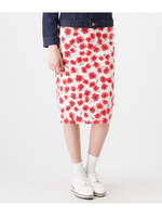 マーガレットプリントタイトスカート