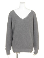 ラグランVネックニット