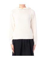 2WAYフード付きビジューニット