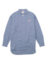 DANTON 丸衿ギンガムチェックビッグシャツ