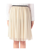 ストライプ調チュールスカート