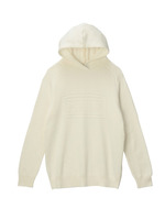 [L]ロゴデザインニットパーカ