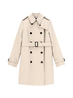 ミドル丈ツイルトレンチコート