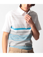 ランダムボーダーポロシャツ