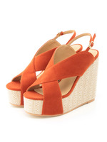 【goods】2素材厚底サンダル