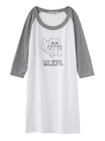 BB TEE DRESS CAT/WHITE