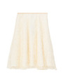 CROLLA チュールレースフレアスカート/オフホワイト(103)