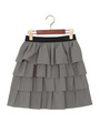 JCRP ティアードタックスカート/MD.GRAY