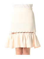 LACE UP SKIRT/ブラック系(019)