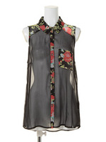 ROSEBUD TANK【VOLCOM】/BLK
