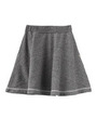 SWEAT FLARED LINE SKIRT/NAVY