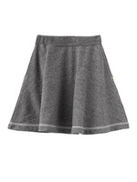 SWEAT FLARED LINE SKIRT/NAVY