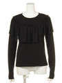 frill　long　Tshirt/white*black