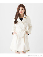 【3/12　ヒルナンデス掲載】トレンチコート/ネイビー