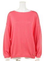 【BED＆BREAKFAST】Classic　Solid　Sweater　ドルマン/PINK