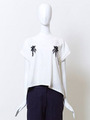 【Bonica Studio】パームツリーTシャツ/オフ
