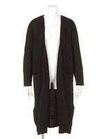 【CASUAL】ローゲージ編みロングCD/ピンク