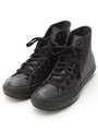 【CONVERSE】コンバース レザー オールスター ローカットスニーカー/BLACK/BLACK