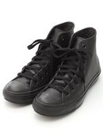 【CONVERSE】コンバース レザー オールスター ローカットスニーカー/BLACK/BLACK