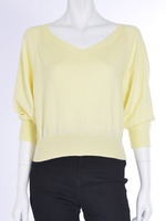 【DUO】 オフショルVネックKT/ライトグリーン