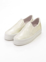 【EXTRA ��】AMBRA DOUBLE SOLE SLIPIN SNEAKER/REPORTER BIANCO