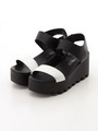 【KAREN LIPPS】STELLA A/STRAP FLAT SANDAL/ORO/ARGENTO