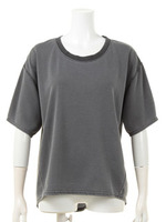 【Planet blue world】ピグメント裏毛トップス/ネービー