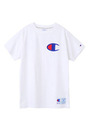 【X-girl x CHAMPION】EMBROIDERY S/S BIG TEE/BLUE