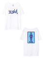 【X-girl x GIRL SKATEBOARDS】LOGO S/S MENS TEE/YELLOW