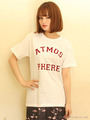 【atmos】LogoPrintTEE/WHITE