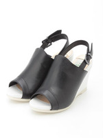 【enchanted】ウエッジバックベルトサンダル/ベージュ