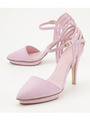 【rienda Style掲載】Spring colorストラップパンプス/L/PNK